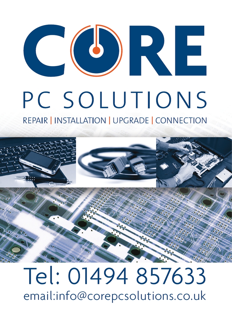 Core PC Solutions, Seer Green - Beaconsfield - Gerrards Cross - Chalfont St Giles - Chalfont St Peter - Penn - Forty Green - Knotty Green - Loudwater and surrounding areas in the Chilterns PC Repairs, PC installation, PC upgrades and connection. Computer repairs, Computer upgrades